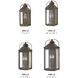 Heritage Anchorage Outdoor Wall Mount Lantern in Light Oiled Bronze, Non-LED, Large