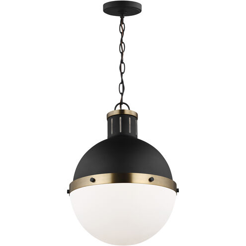 TOB by Thomas O'Brien Hanks LED 13.25 inch Midnight Black Pendant Ceiling Light