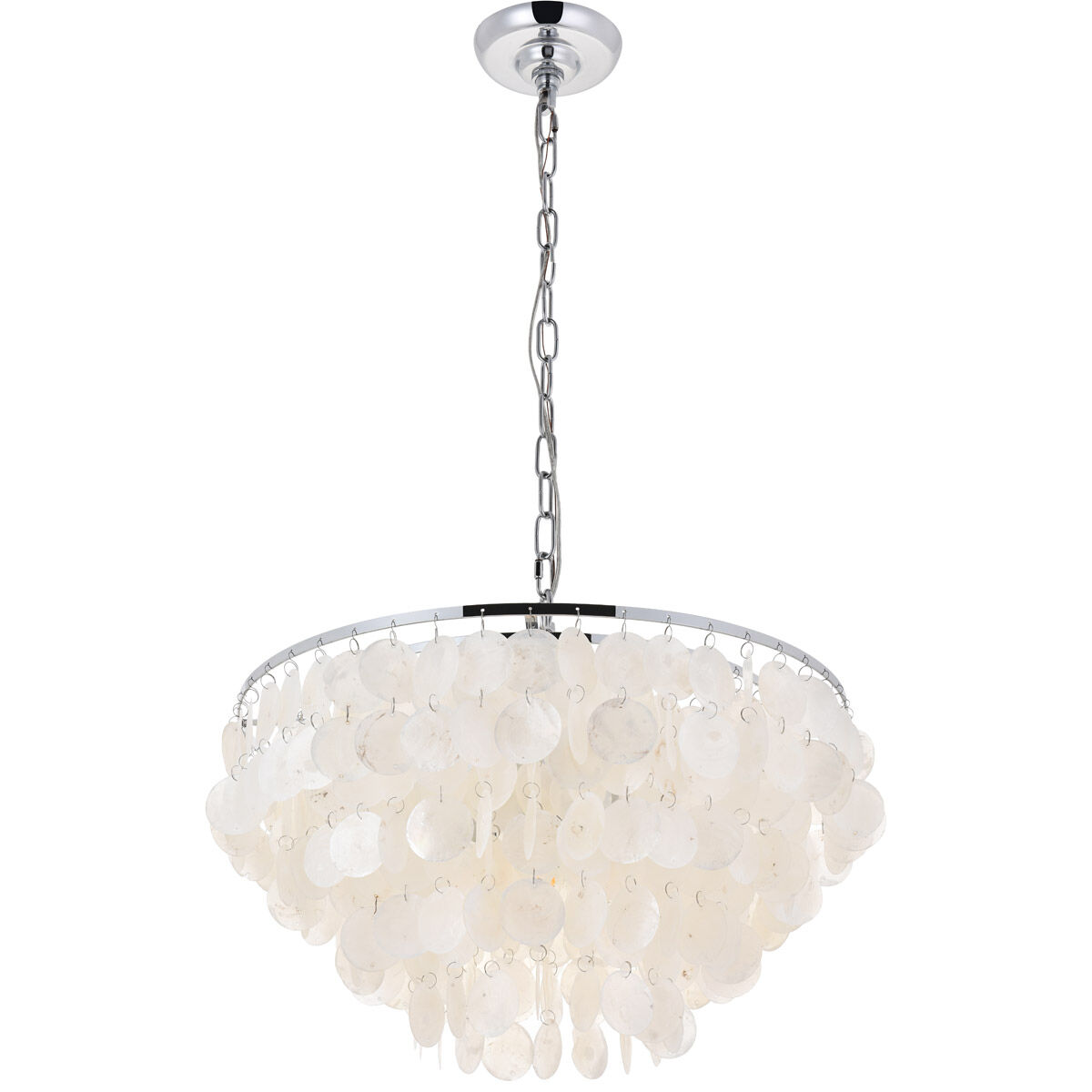 Selene 4 Light 20 inch Chrome Pendant Ceiling Light