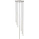 Forest LED 18 inch Brushed Nickel Chandelier Ceiling Light