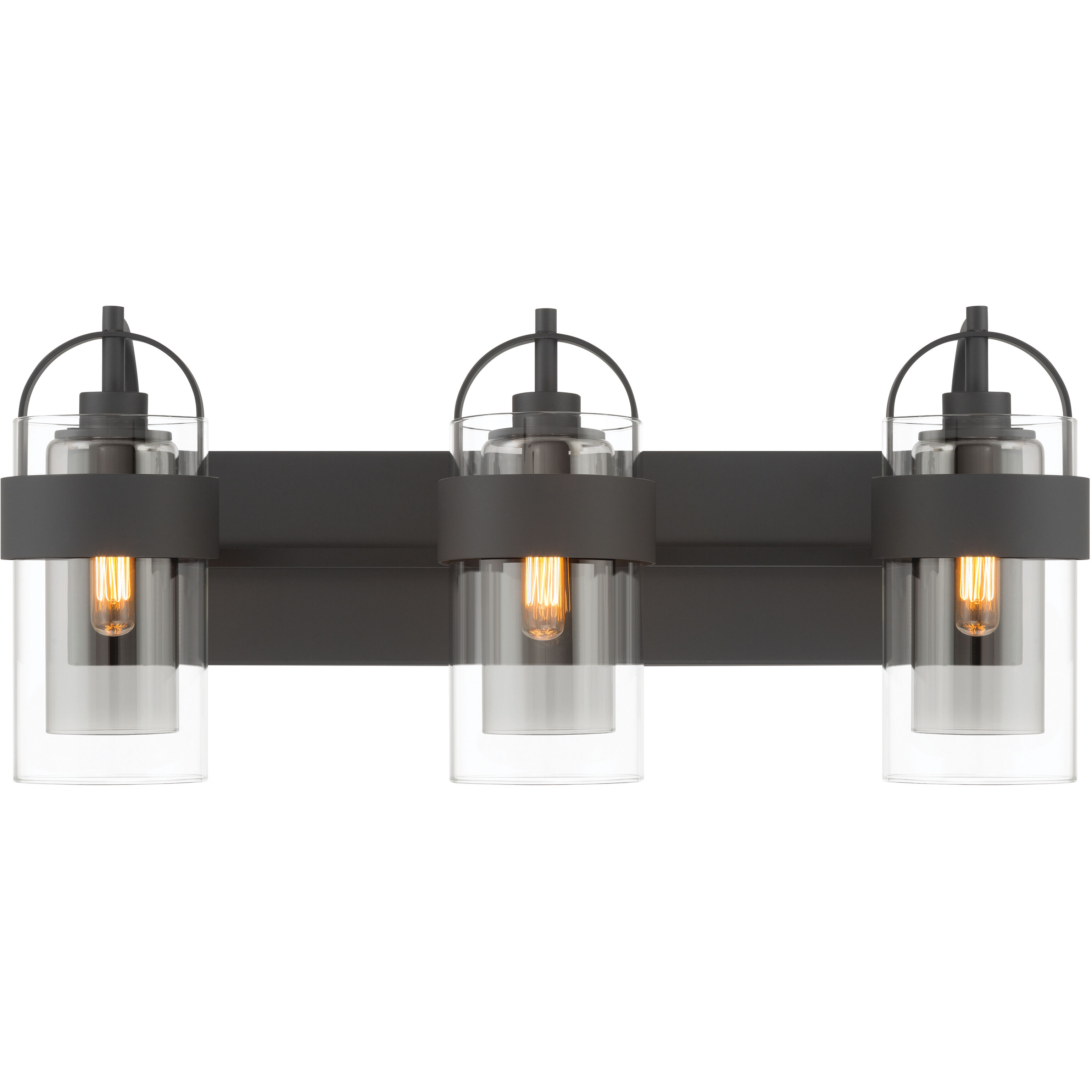 Ravik 3 Light 24 inch Dark Matte Black Vanity Wall Light