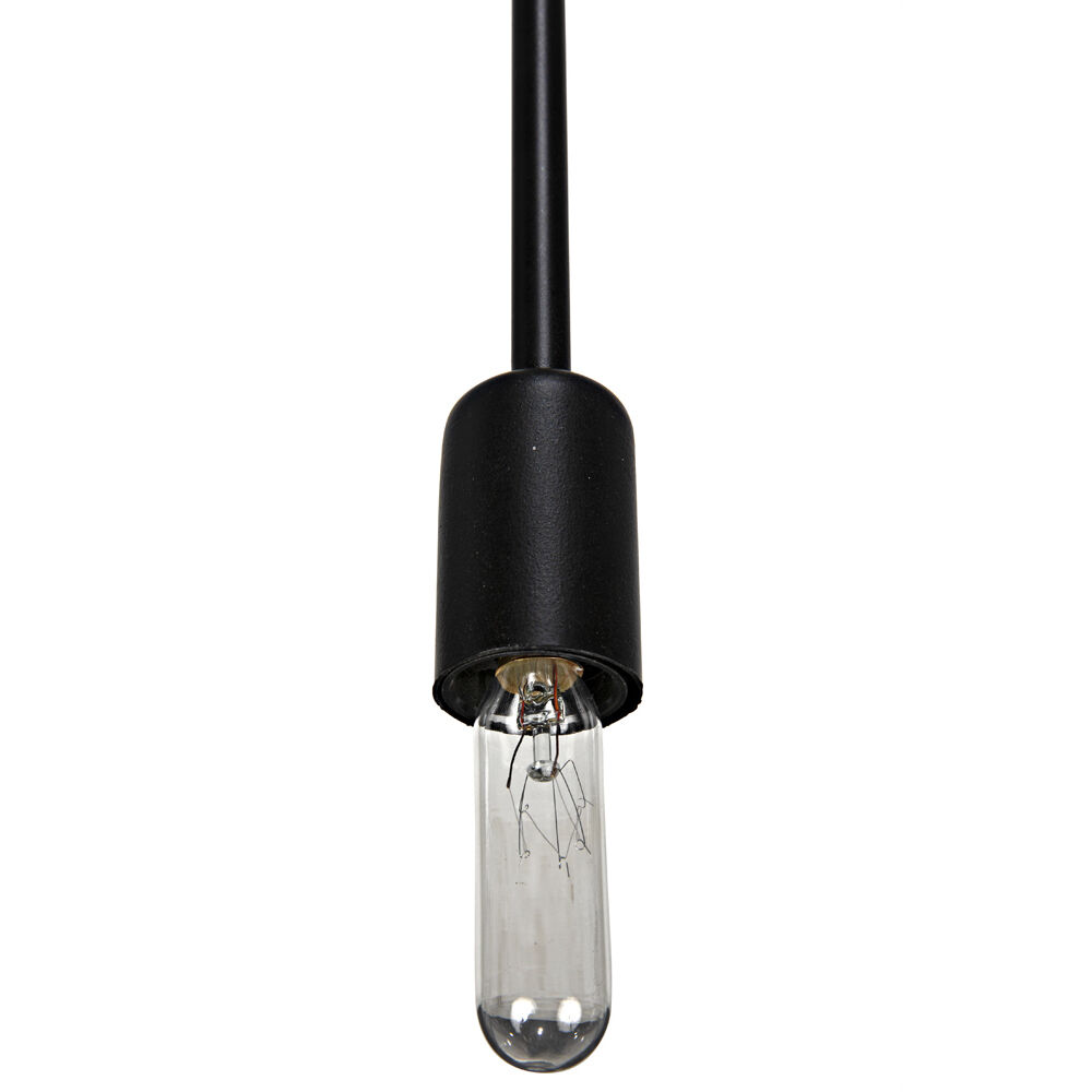 Mancini 48 Light 36 inch Matte Black Chandelier Ceiling Light