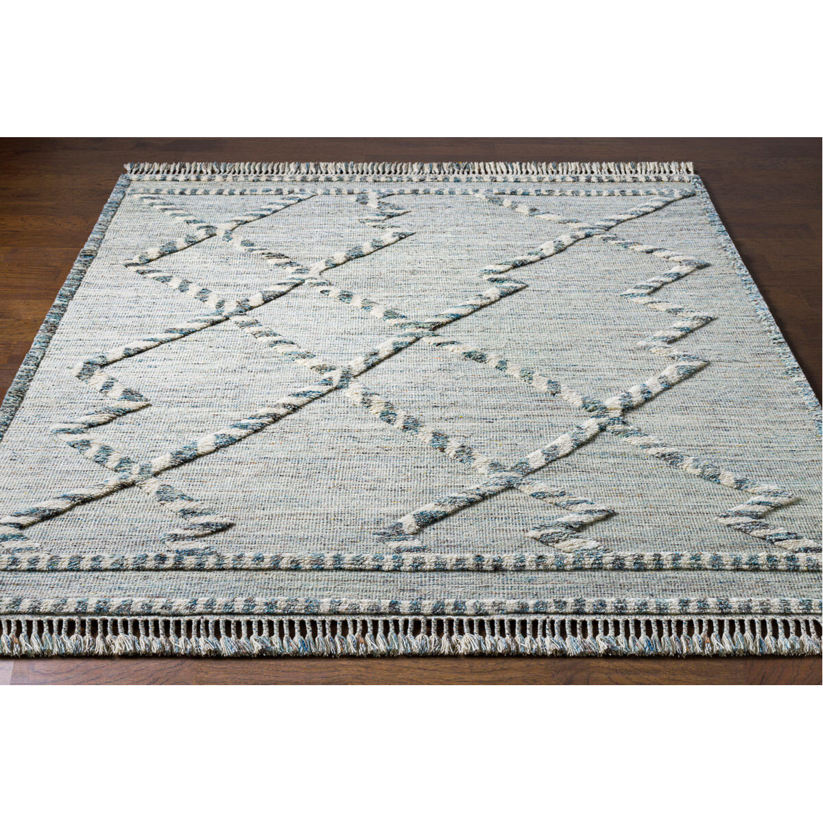Cadiz 120 X 96 inch Medium Gray Rug in 8 x 10, Rectangle