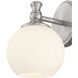 Orlisse 1 Light 6 inch Brushed Nickel Wall Sconce Wall Light