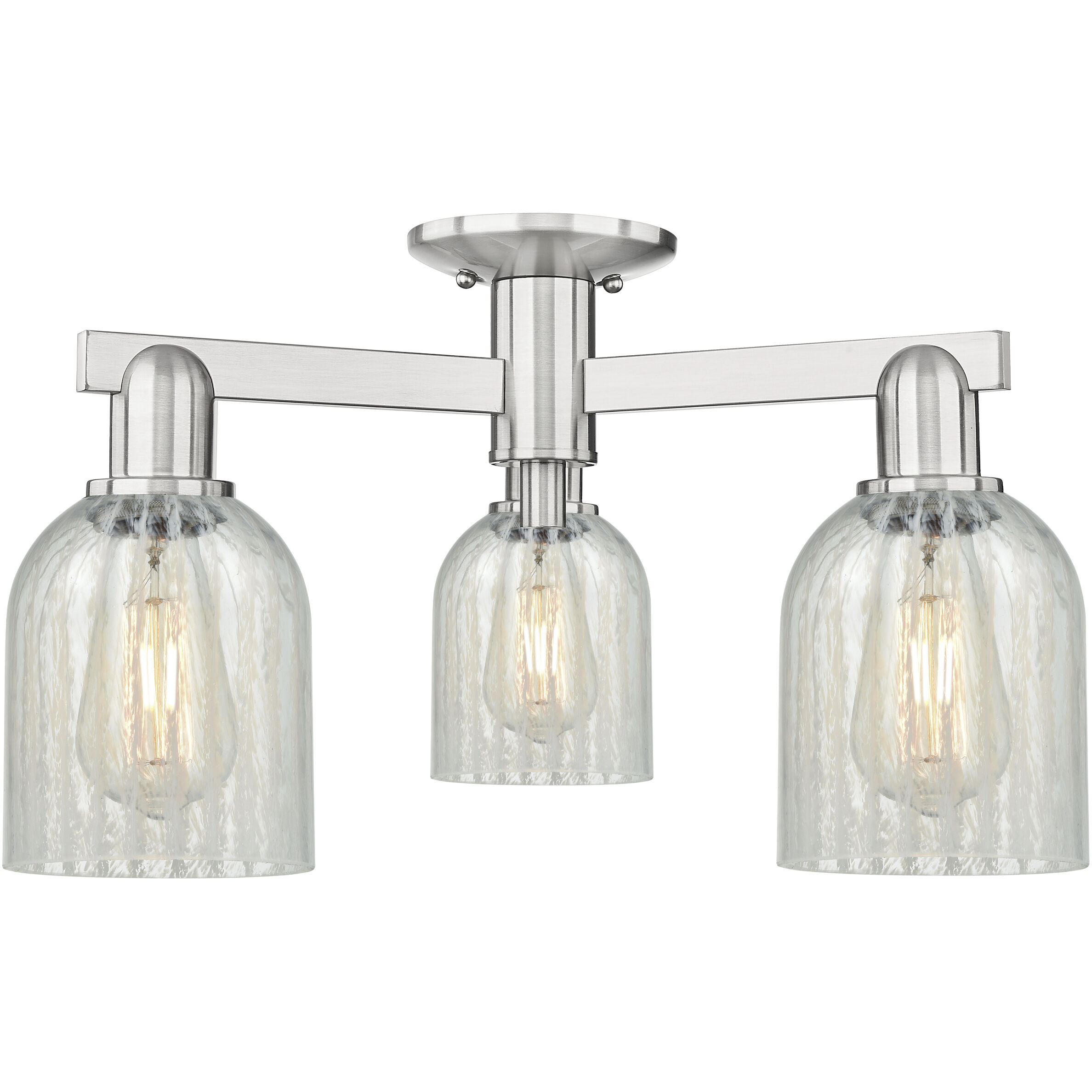 Arcadia Caledonia 3 Light 23.00 inch Semi-Flush Mount