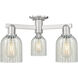 Arcadia Caledonia 3 Light 23 inch Brushed Satin Nickel Semi-Flush Mount Ceiling Light