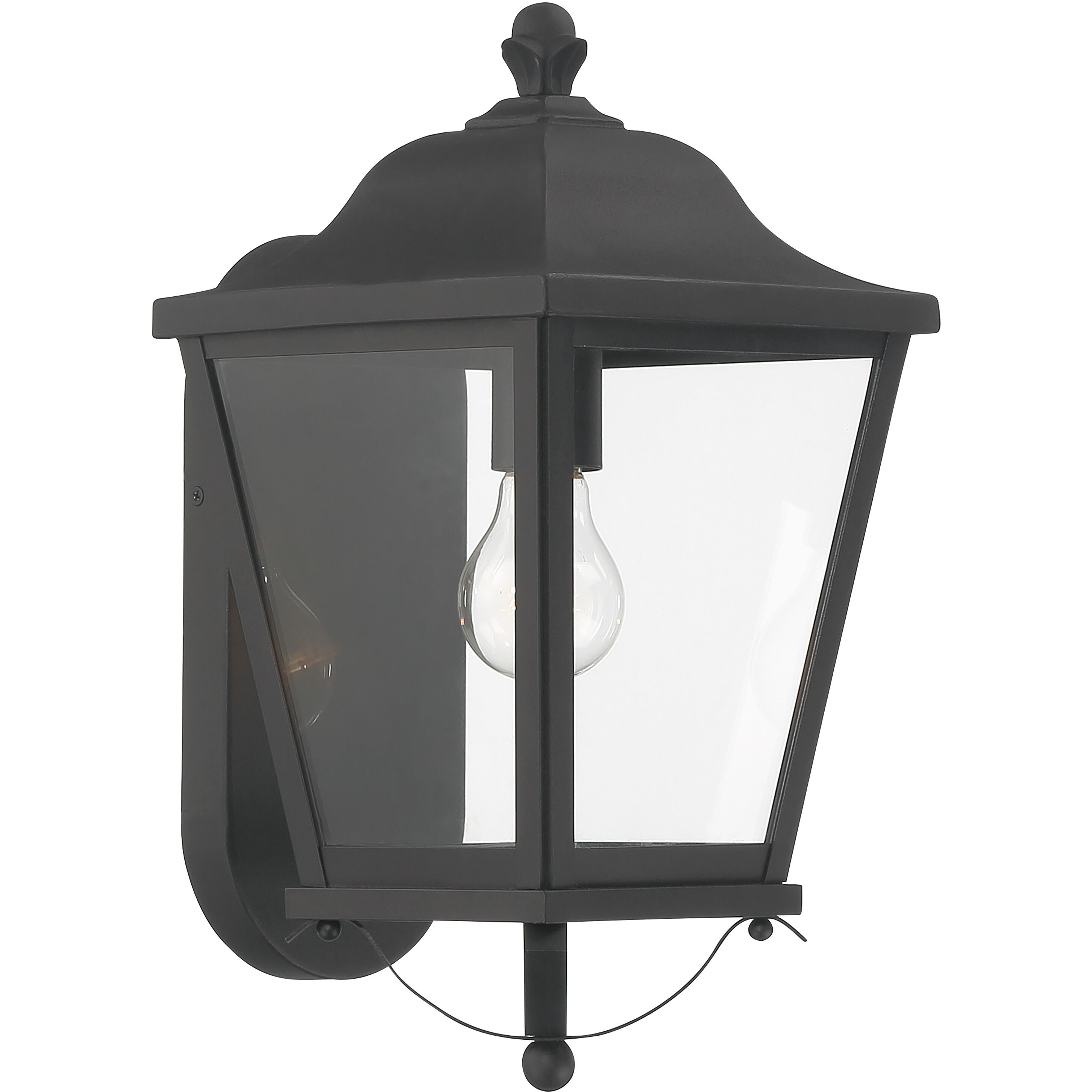 Savannah 1 Light 16 inch Sand Coal Outdoor Wall Mount, The Great Outdoors