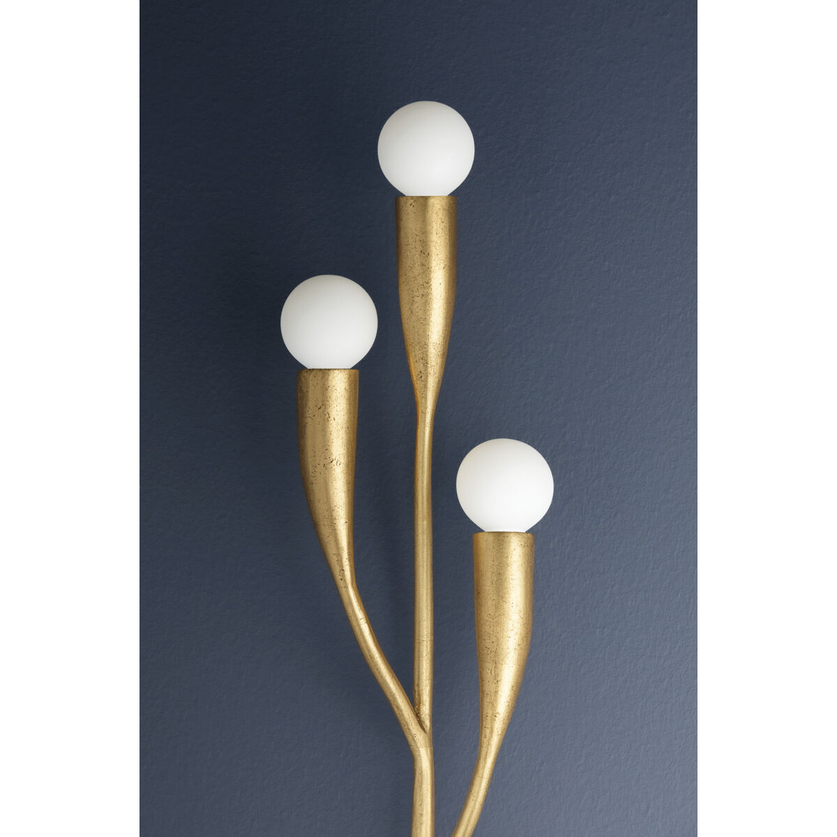 Labra 3 Light 5.75 inch Vintage Gold Leaf Wall Sconce Wall Light