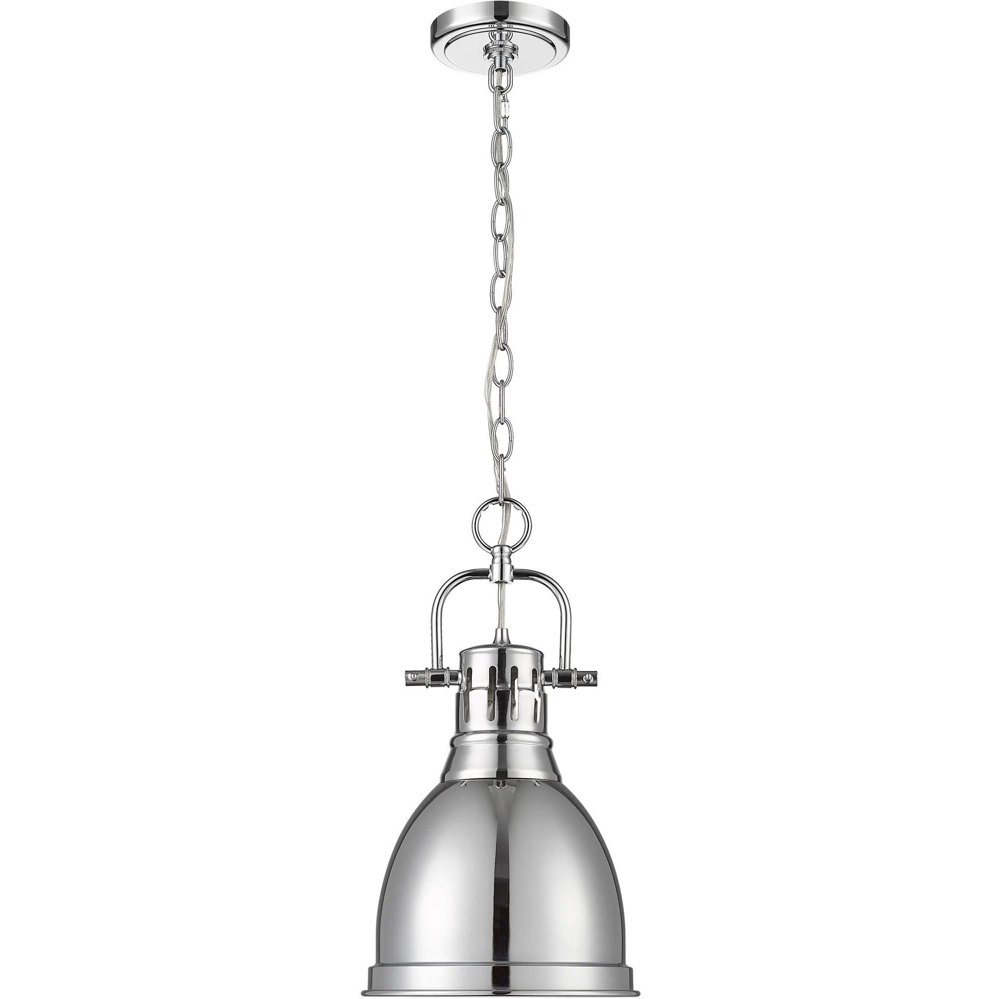 Yep Duncan 1 Light 8.88 inch Chrome Pendant Ceiling Light, Small