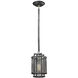 Perth 1 Light 5.87 inch Black Pendant Ceiling Light