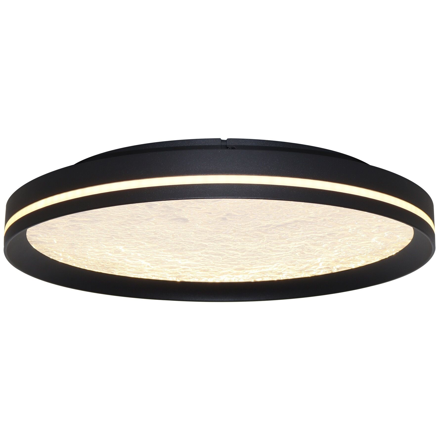 Luna LED 11.81 inch Black Flush Mount Ceiling Light
