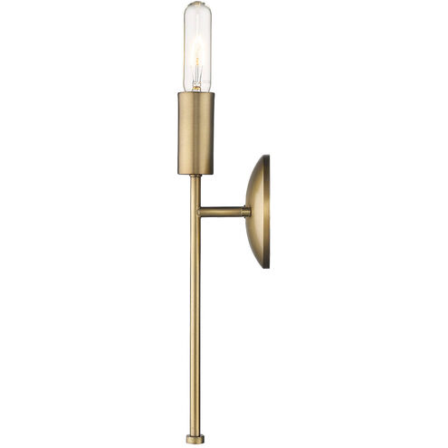 Perret 1 Light 5 inch Aged Brass Sconce Wall Light