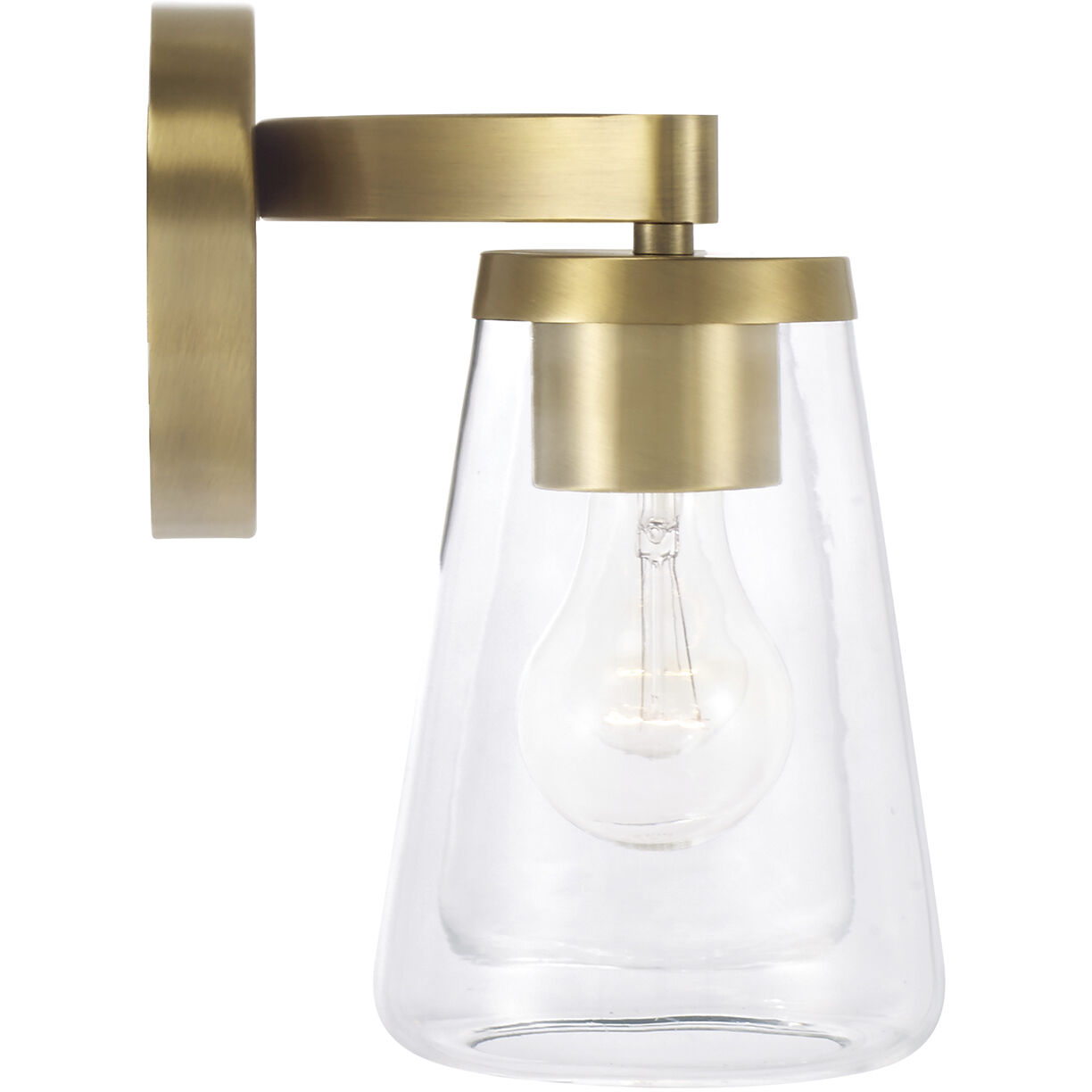 Aaron 2 Light 15 inch Aged Brass Vanity Light Wall Light