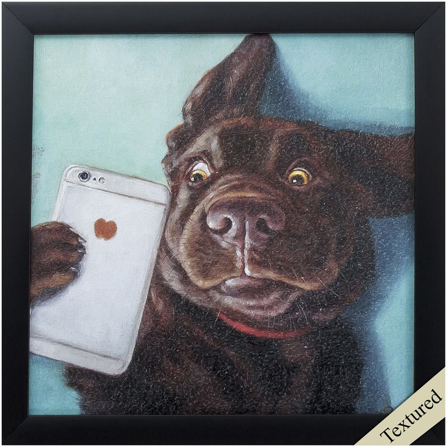 Animals 11 X 11 inch Non-Glass Framed Art, Propac