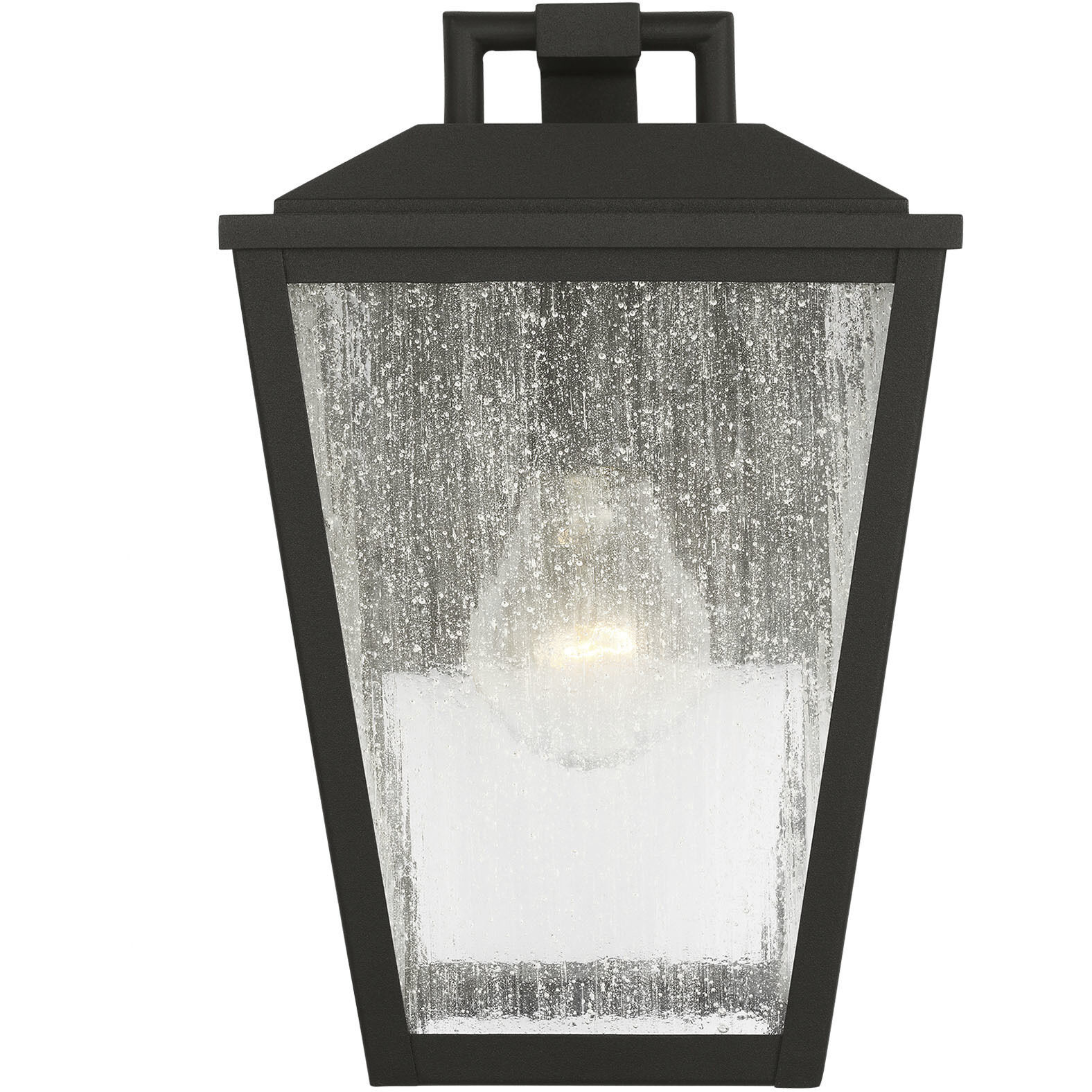 Drew & Jonathan Kennewick 1 Light 10 inch Textured Black Outdoor Wall Lantern, Small