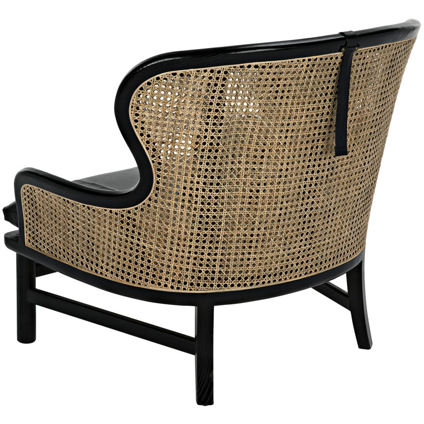Marabu Charcoal Black Occasional Chair