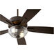 Ovation 52 inch Oiled Bronze with Oiled Bronze/Weathered Oak Blades Ceiling Fan