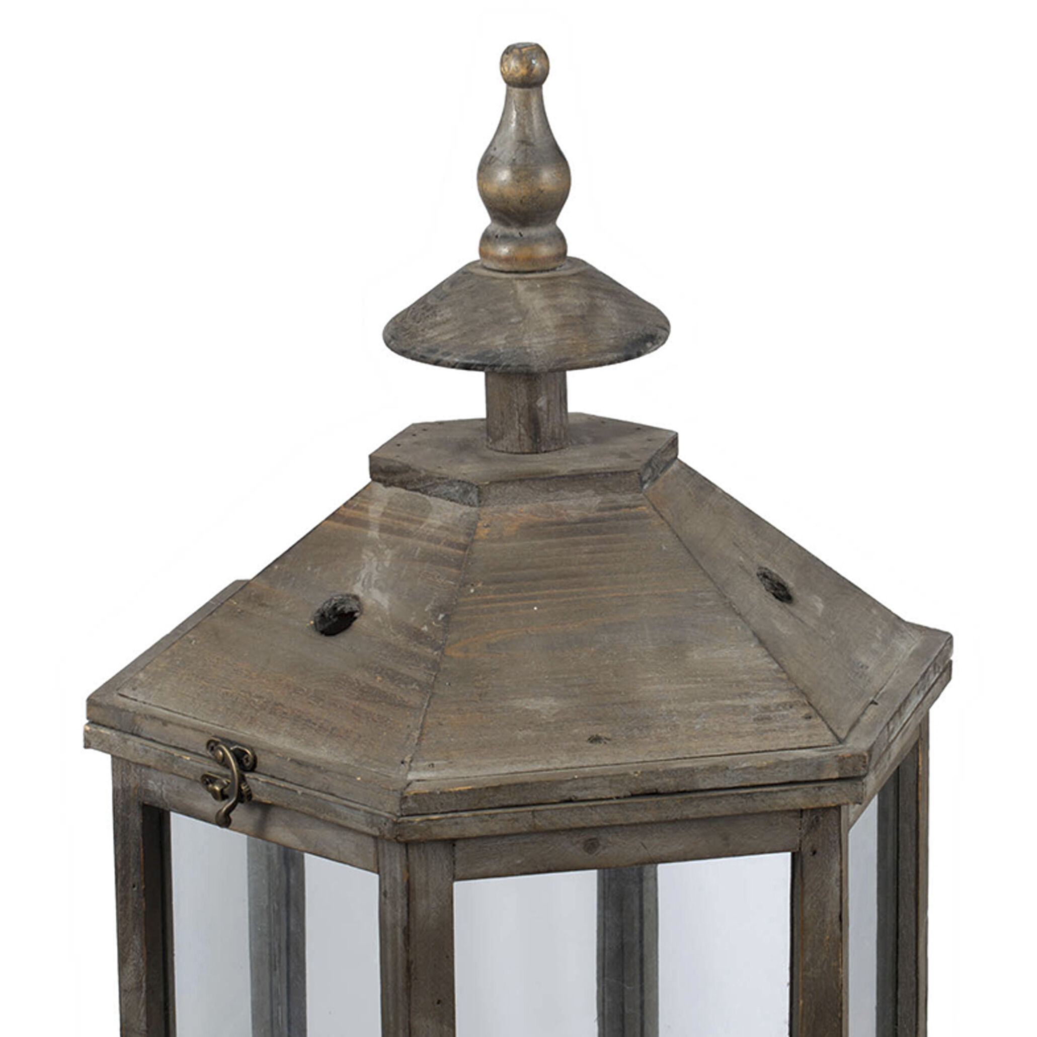 Graca 11.5 inch Natural Outdoor Lantern, Set of 2