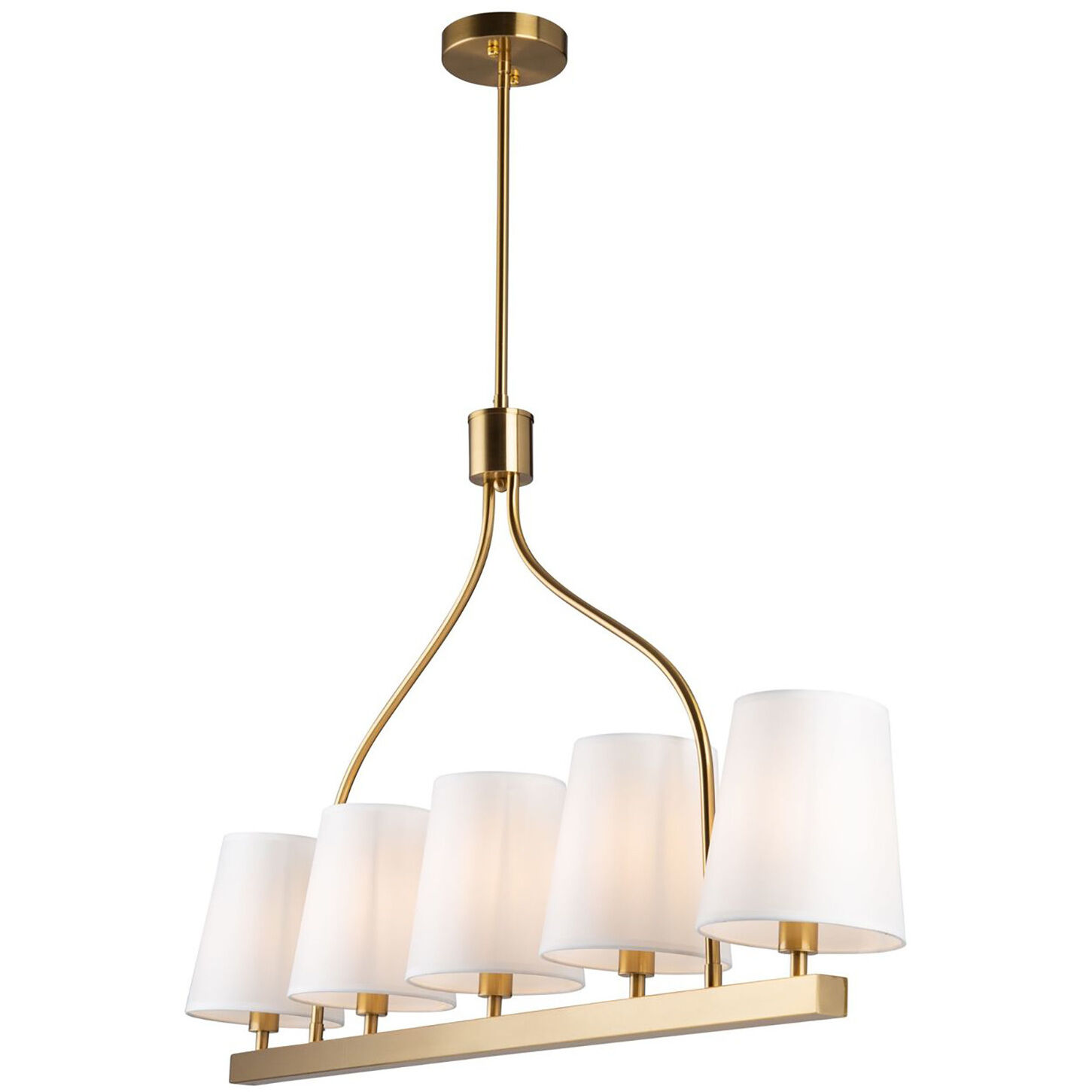 Rhythm Island Light Ceiling Light in Brushed Gold