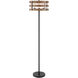 Balta 67 inch 60.00 watt Brown Wood Floor Lamp Portable Light