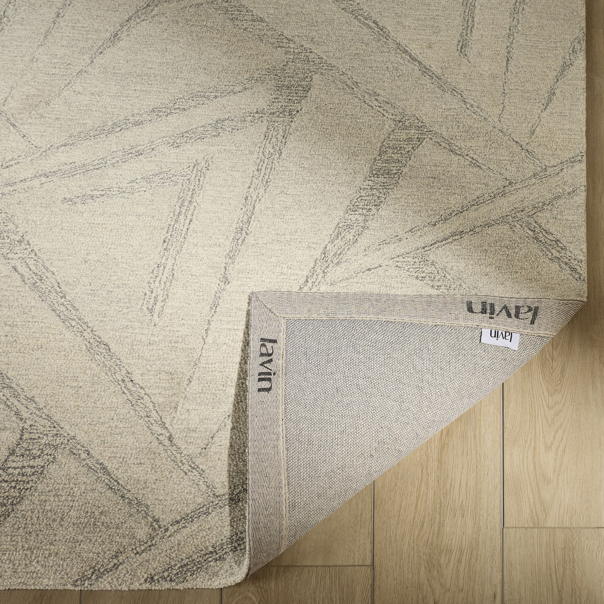 Contempo Gray and Ivory Indoor Rug