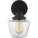 Neighborhood Essex 1 Light 7 inch Flat Black Wall Sconce Wall Light, Neighborhood Collection