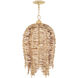 Tiptur 3 Light 16.5 inch Coco Cream Pendant Ceiling Light