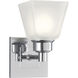 Matthew Sconce Wall Light in Chrome