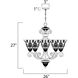 Symphony 5 Light 26 inch Oil Rubbed Bronze Single-Tier Chandelier Ceiling Light