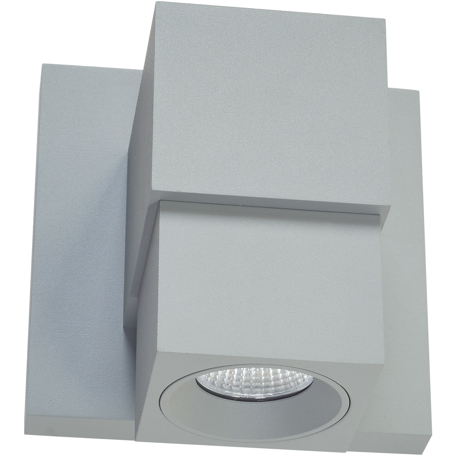 Optics LED 4 inch Silica Outdoor Wall Light