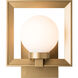 Frame 1 Light 10.1 inch Coastal Dark Smoke Outdoor Sconce, Small - Open Box