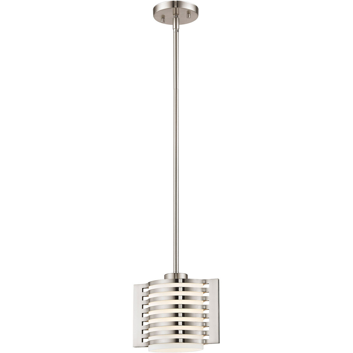 Hilliard 1 Light 5 inch Brushed Nickel Mini Pendant Ceiling Light