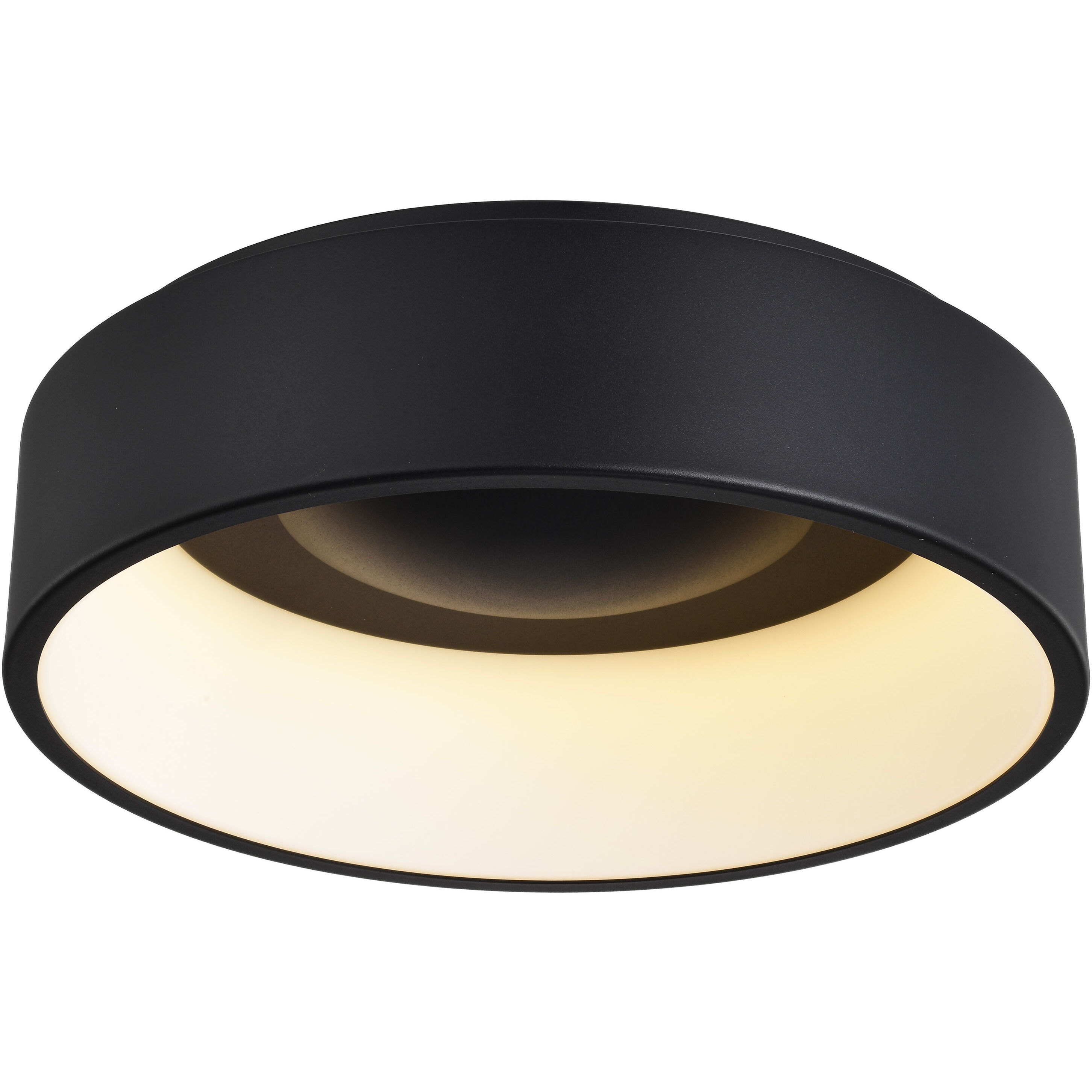 Orbit LED 18 inch Black Flush Mount Ceiling Light