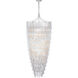 Julie Neill Vacarro LED 25 inch Plaster White Cascading Chandelier Ceiling Light