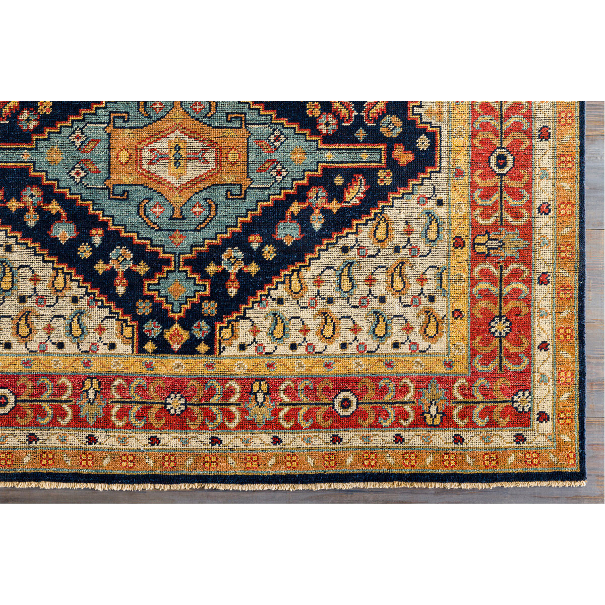 Reign 144 X 108 inch Navy Rug in 9 X 12, Rectangle