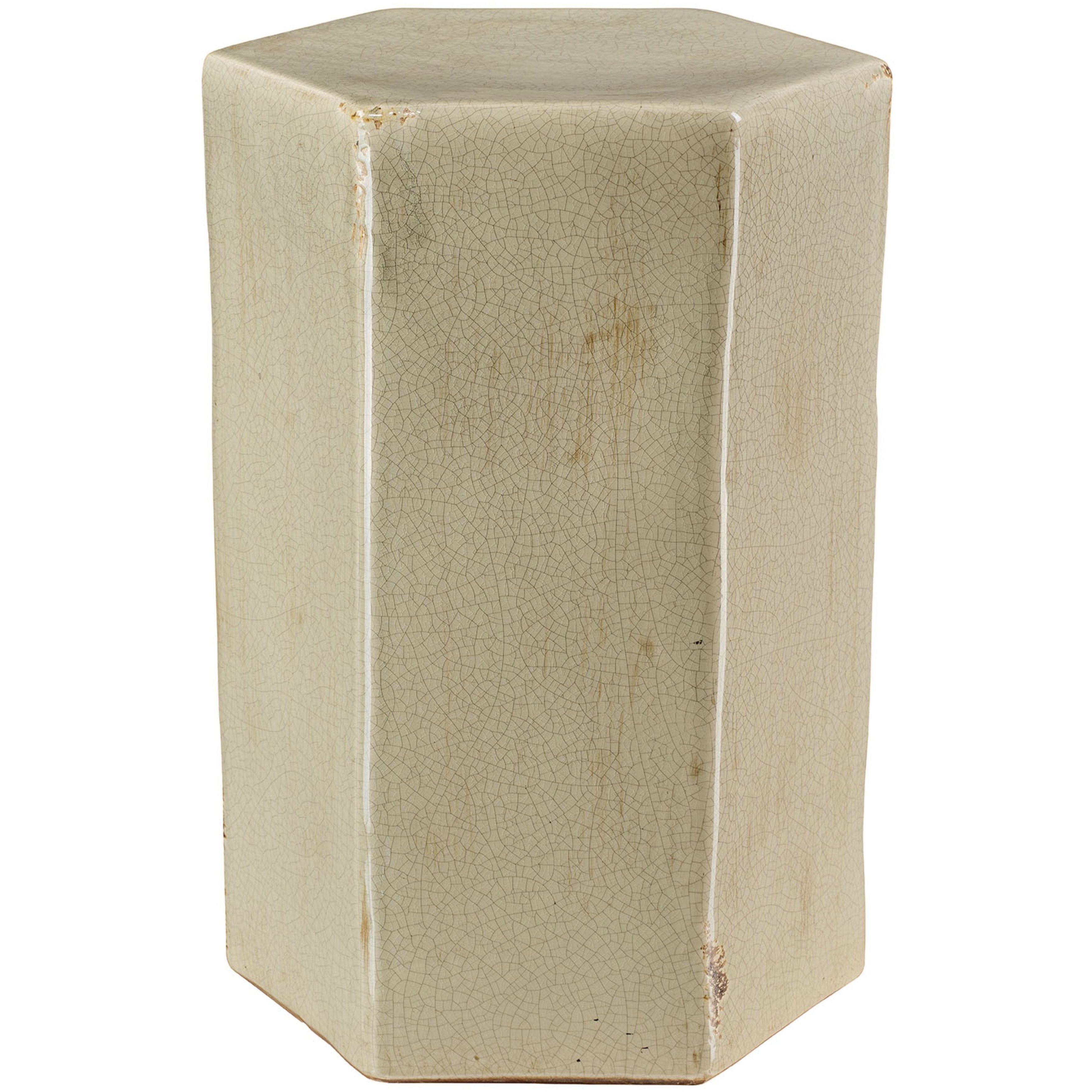 Porto 21 X 15 inch Pistachio Ceramic Side Table
