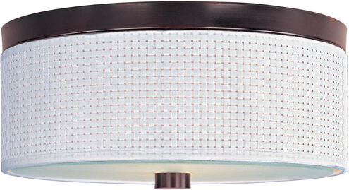 Beekman 2 Light 14 inch Oil Rubbed Bronze Flush Mount Ceiling Light