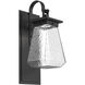 Outdoor Chilled Glass 1 Light 7.00 inch Outdoor Wall Light