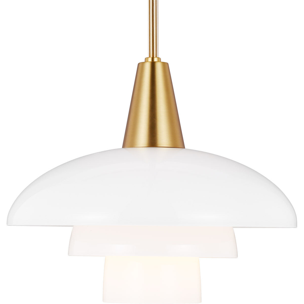 ED Ellen DeGeneres Rossie 1 Light 13 inch Burnished Brass Pendant Ceiling Light