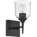 Beacon 1 Light 4.75 inch Matte Black Wall Sconce Wall Light