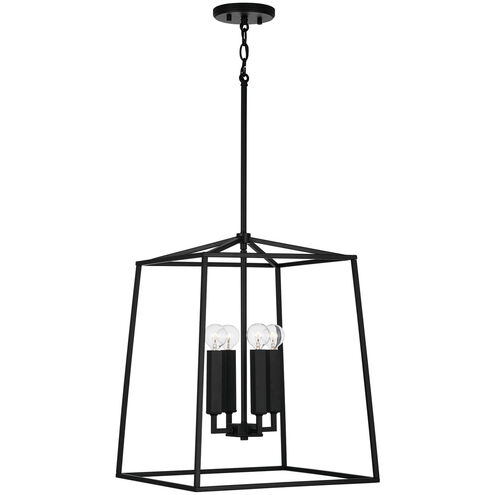 Thea 4 Light 16 inch Matte Black Foyer Ceiling Light