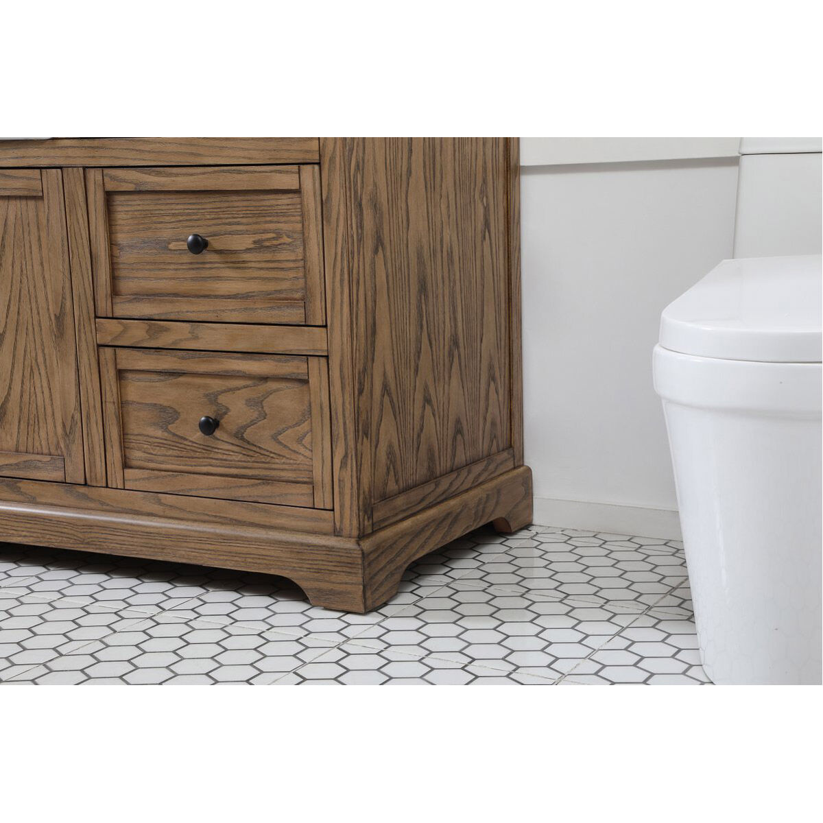 Franklin 60 X 22 X 35 inch Driftwood Bathroom Vanity Cabinet
