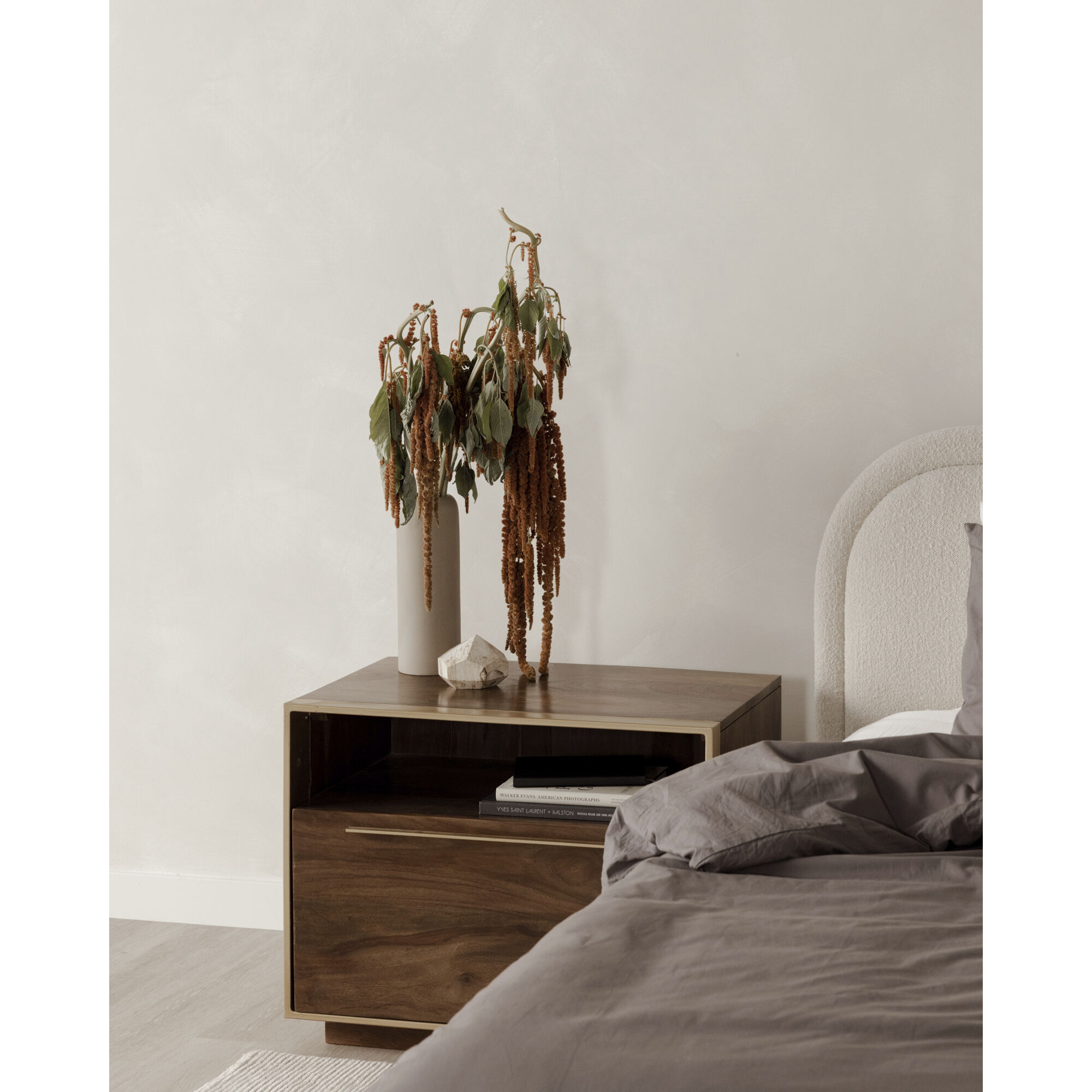 Focus 28 X 22 inch Brown Nightstand