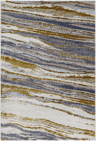 Delight 91 X 63 inch Light Gray Rug, Rectangle