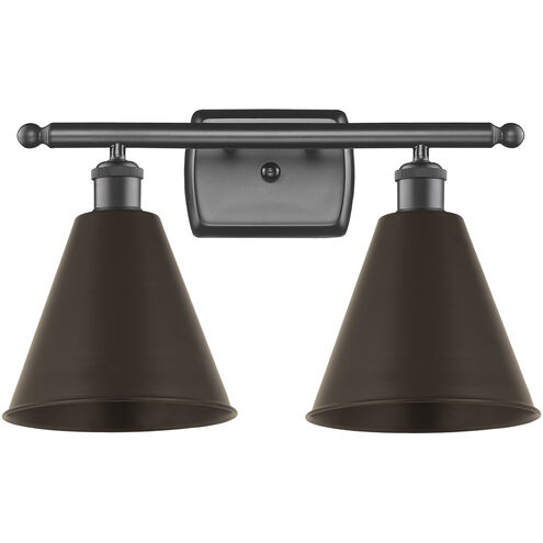 Ballston Cone LED 18 inch Oil Rubbed Bronze Bath Vanity Light Wall Light