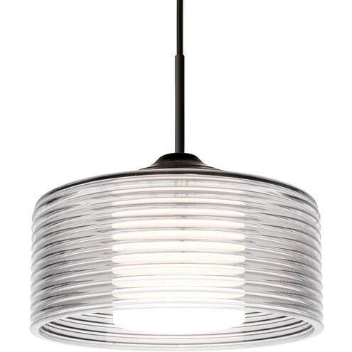 Belu 1 Light Black Cord Pendant Ceiling Light