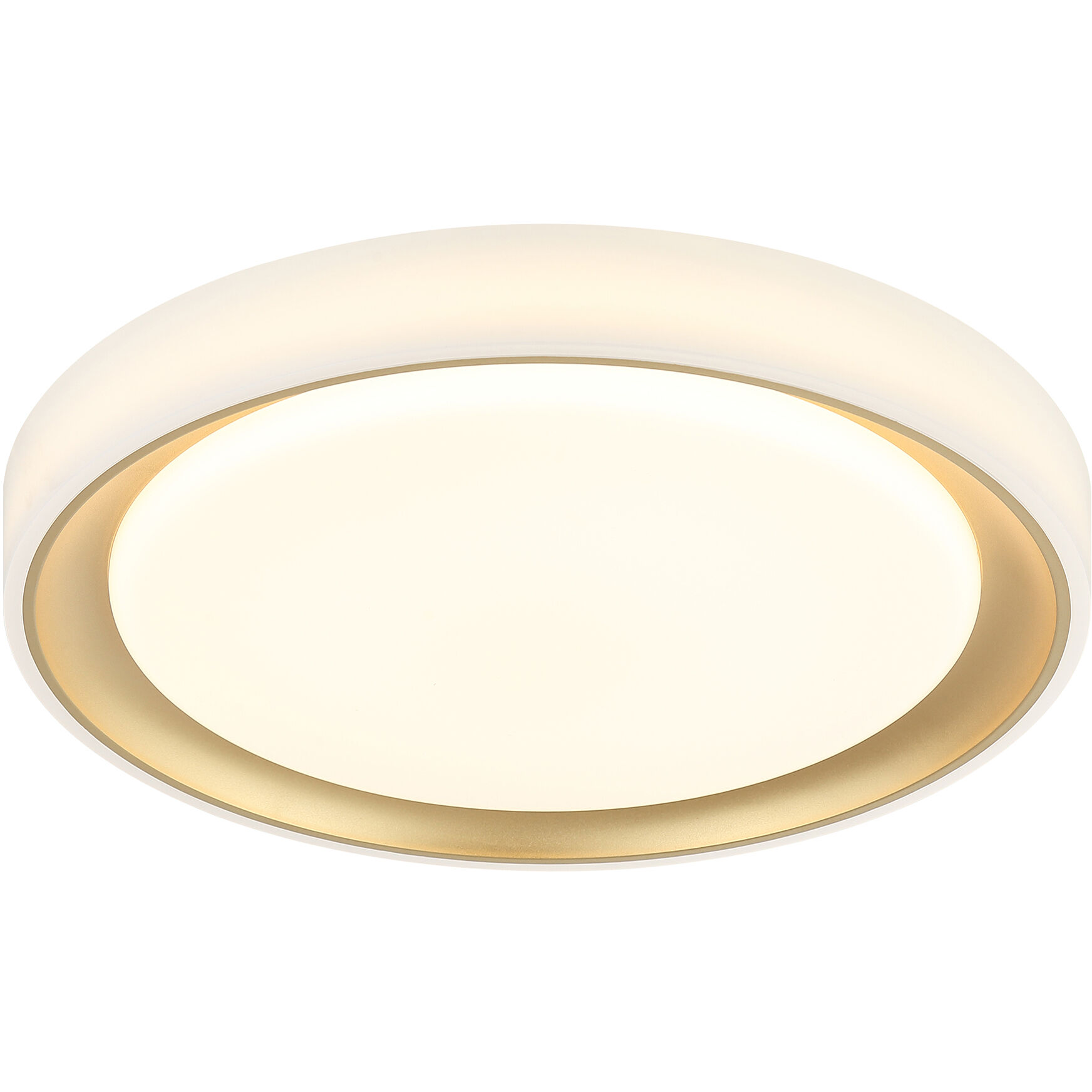 Oculus 1 Light 15.75 inch Gold Flush Mount Ceiling Light