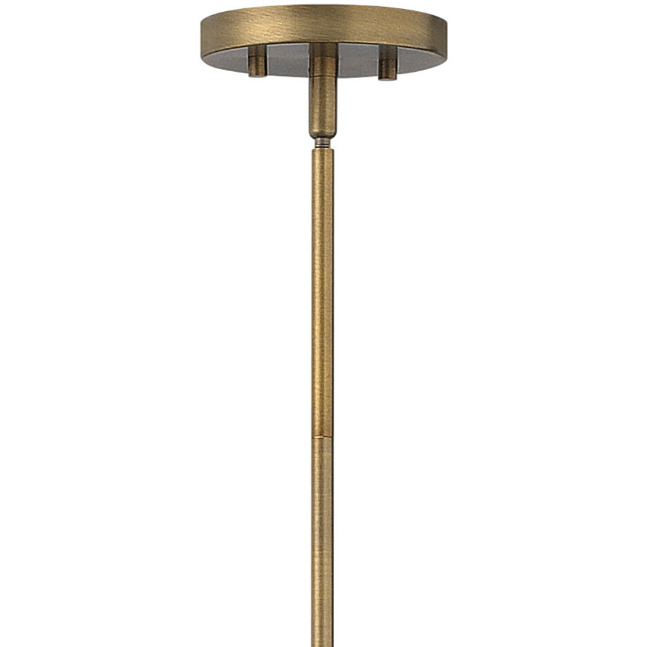 Fulton 4 Light 22 inch Bronze with Heirloom Brass Indoor Foyer Light Ceiling Light