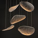 Moonscapes LED 39.5 inch Polished Chrome Multi-Light Pendant Ceiling Light
