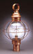 Onion 1 Light 24 inch Antique Brass Post Lantern in Clear Glass, Medium